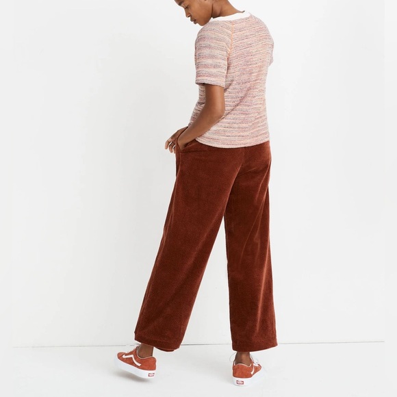 Madewell Texture & Thread Sweatshirt Tee in Cloud Lin Cotton Candy - Size XS - Picture 3 of 4